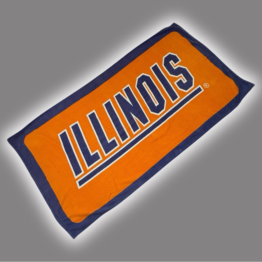 Illinois Fighting Illini Beach Towel